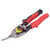 Stanley Tools Red Aviation Snip Left Cut 250mm