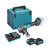 Makita GA012GD201 40V Max XGT Brushless 115mm Paddle-Switch Angle Grinder with 2x 2.5Ah Batteries