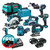 Makita MAKKIT7X35 LXT 18V Cordless 7 Piece Power Tool Kit with 3x 5.0Ah Batteries