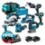Makita LXT 18V Cordless 7 Piece Power Tool Kit with 2x 5.0Ah Batteries