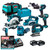 Makita LXT 18V Cordless 7 Piece Power Tool Kit with 2x 3.0Ah Batteries