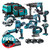 Makita MAKKIT10X33 18V LXT Cordless 10 Piece Power Tool Kit with 3x 3.0Ah Batteries