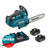 Makita DUC256PT2 Twin 18V LXT Brushless 25 cm / 9.8" Chainsaw with 2x 5.0Ah Batteries