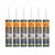 Sika® SikaSeal® Construction Silicone White 295ml - 6 Pack