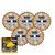 DeWalt DT1956-QZ Construction Circular Saw Blade 250 x 30mm 24T (5 Pack)