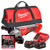 Milwaukee M18 BLSAG115XPD-402X 18V Brushless 115mm Paddle Switch Angle Grinder with 2x 4.0Ah Batteries
