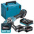 Makita GA043GD202 40V Max XGT 115mm Brushless Angle Grinder with 2 x 2.5Ah Batteries