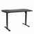 Dellonda DH243 Single Motor Ultra-Quiet Adjustable-Height Electric Sit/Stand Desk - Carbon Fibre Effect Desktop