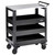 BUNKER® by Draper 11585 3 Tier Trolley with Pull Handle & Stainless Steel Worktop 714mm
