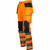Helly Hansen 38573-71885-04 UC-ME Construction Trouser CL2, Hi Vis Orange/Ebony (Size 34")
