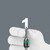 Wera 05051515001 25 RA-R Kraftform Kompakt Bit Holder with Textile Pouch 