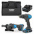 Hyundai S02-FTB 20V Cordless Hammer Drill 60Nm and Angle Grinder 115mm Brushless Kit