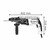 Bosch 0611267661 GBH 2-28 F SDS-Plus 110V Hammer Drill with L-BOXX