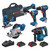 Bosch 0615A5008C 18V 6 Piece Tool Kit with 3 × 4.0Ah Li-Ion ProCORE18V Batteries