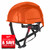 Milwaukee 4932480653 BOLT™ 200 Orange Vented Safety Helmet