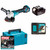 Makita DGA513STJ 18V LXT Cordless Brushless 125mm Angle Grinder Kit with 1× 5.0Ah Battery, Charger & Makpac Case