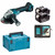Makita DGA504RTJ 18V LXT Cordless Brushless 125mm Angle Grinder Kit with 2× 5.0Ah Batteries, Charger & Makpac Case