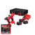 Milwaukee M18 BLPP2D3-503P 18V Brushless Twinpack with 3x 5.0Ah Battery, Fast Charger and Packout Case