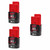 Milwaukee 4932451388X3 M12 B3 12V 3.0Ah REDLITHIUM Battery (Pack of 3)