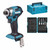 Makita DTD173ZJX2 18V Cordless Brushless Impact Driver with E-26179 Impact Premier Torsion Bit Set (38 Pieces) & Makpac Case