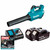 Makita DUB184Z 18V LXT Cordless Brushless Blower with 2x 5.0Ah Batteries & Fast Charger