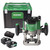 HiKOKI M3612DA MultiVolt 36V Brushless 1/2" Variable Speed Router with 2x 4.0Ah MultiVolt Batteries, Charger & Case