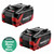 Metabo 18V 8.0Ah LiHDX Tabless Battery Pack (Twin Pack) 624975000
