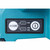 Makita DBN601RTJ 18V LXT Brushless Straight Finishing Nailer with 2x 5.0Ah Batteries, Charger & Makpac Case