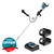 Makita DUR368AZ Twin 18V LXT Brushless Brush Cutter with 2x 3.0Ah Batteries and Charger