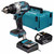 Makita DHP489Z 18V LXT Brushless Compact Combi Drill with 1x 6.0Ah Battery, Charger & Makpac Carry Case