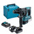 Makita DHR242Z 18V Brushless SDS+ Rotary Hammer Drill with 2x 3.0Ah Batteries, Charger and Makpac Carry Case
