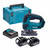 Makita DJV180Z LXT 18V Cordless Jigsaw with 2x 3.0Ah Batteries, Charger and Makpac Carry Case