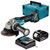 Makita DGA504Z 18V LXT Brushless 125mm Angle Grinder with 1x 3.0Ah Battery, Charger and Makpac Carry Case