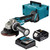 Makita DGA504Z 18V LXT Brushless 125mm Angle Grinder with 1x 4.0Ah Battery, Charger and Makpac Carry Case