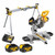 DCS365N 18V XR 184mm XPS Slide Mitre Saw with 2x 4.0Ah Batteries, Charger and Stand