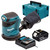 Makita DBO180Z 18V LXT 125mm Random Orbit Sander with 1x 6.0Ah Battery, Charger and Makpac Carry Case