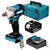 Makita DTW300Z LXT 18V Brushless 1/2" Impact Wrench with 1x 5.0Ah Battery, Charger and Makpac Carry Case