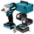 Makita DTW300Z LXT 18V Brushless 1/2" Impact Wrench with 2x 4.0Ah Batteries, Charger and Makpac Carry Case