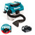 Makita DVC750LZX3 LXT 18V Brushless L-Class Vacuum Cleaner with 1x 4.0Ah Battery & Charger