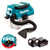 Makita DVC750LZX3 LXT 18V Brushless L-Class Vacuum Cleaner with 2x 5.0Ah Batteries & Charger
