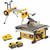 DeWalt DCS7485NT2 54V XR Flexvolt Brushless 210mm Table Saw with 2x 6.0Ah Batteries, Charger and DE7400 Rolling Stand