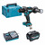 Makita HP001GZ 40V Max XGT Brushless Combi Drill with 1x 5.0Ah Battery, Charger and Makpac Carry Case