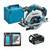Makita DHS680Z LXT 18V Brushless 165mm Circular Saw with 1x 6.0Ah Battery, Charger and Makpac Carry Case