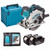 Makita DSS610Z LXT 18V Cordless 165mm Circular Saw with 2x 5.0Ah Batteries, Charger and Makpac Carry Case