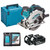Makita DSS610Z LXT 18V Cordless 165mm Circular Saw with 2x 6.0Ah Batteries, Charger and Makpac Carry Case