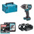 Makita DTW700Z 18V Brushless 1/2" Impact Wrench with 2x 6.0Ah Batteries, Charger and Makpac Carry Case