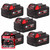 Milwaukee M18B4 18V 4.0Ah REDLITHIUM™ Battery (5 Pack)