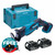 Makita DJR185Z 18V Cordless Mini Reciprocating Saw with 2x 6.0Ah Batteries, Charger and Makpac Carry Case