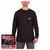 Milwaukee 4932493034 Long Sleeve Work T-Shirt, Black (Size M)