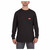 Milwaukee 4932493034 Long Sleeve Work T-Shirt, Black (Size M)